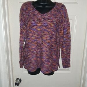 A.n.a multicolored sweater size small
